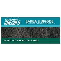 Tintura Grecin 5 Barba e Bigode M-100 Castanho Escuro - 6