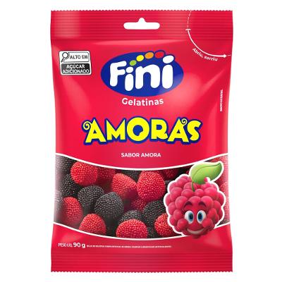 Bala Fini Gelatina Amora 90g