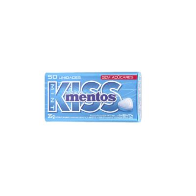 Bala Mentos Kiss Mint Lata 35g