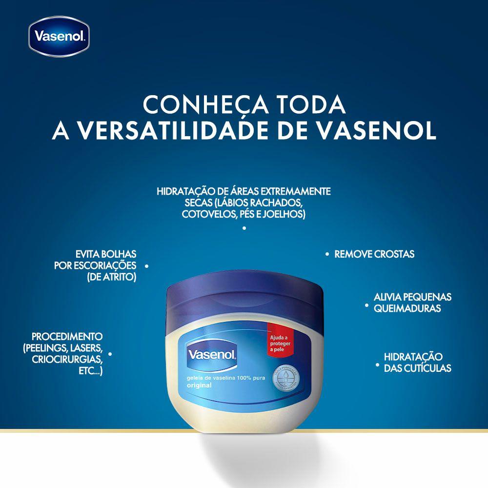 Vaselina Vasenol Reconstrução Intensa Gel 100g - 3