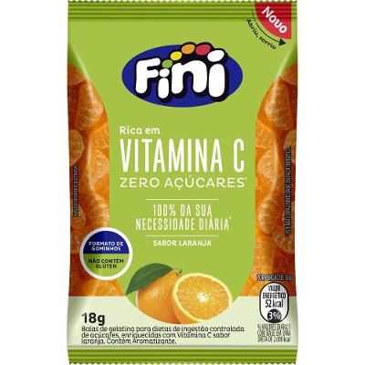 Bala Fini Natural Sweets Vitamina C 18g