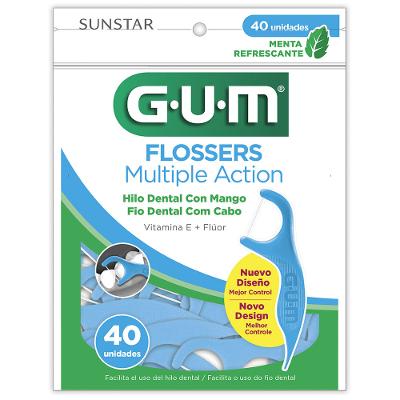 Flossers Multipla Ação GUM (40 unid)
