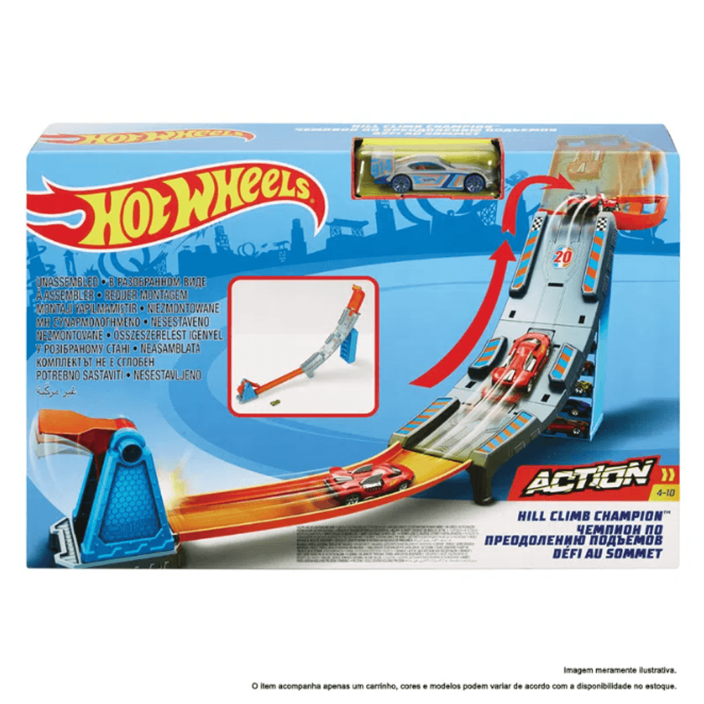 Pista Hot Wheels Action Campeonato Mattel Sortido - 5