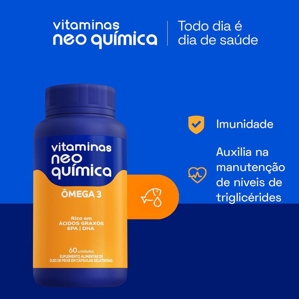 Genérico Neo Química Vitaminas Ômega 3 60 Cápsulas - 4