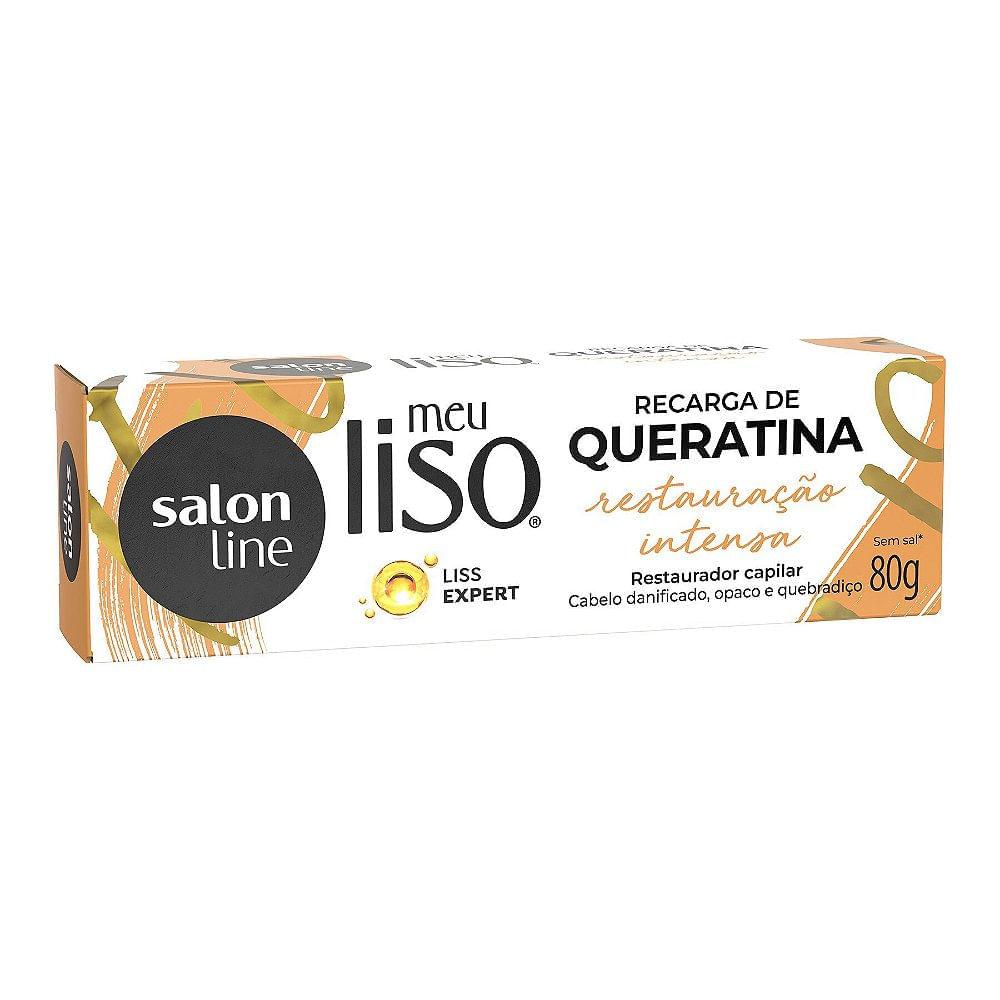 Recarga Queratina Salon Line Meu Liso Restauração 80g - 1