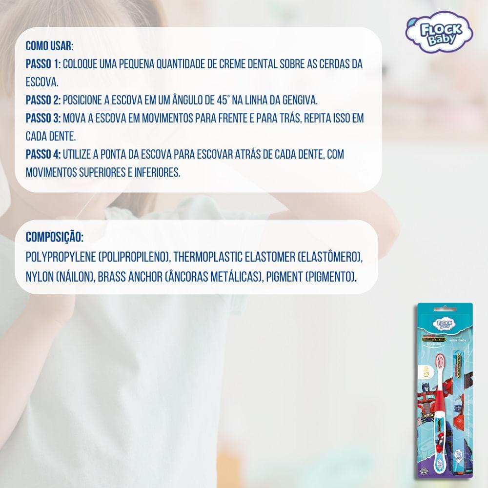 Escola Dental Infantil Nexter Transformers com estojo - 6