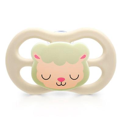 Chupeta Little Friends Brilha no Escuro Neutra Tamanho 0 a 6 Meses