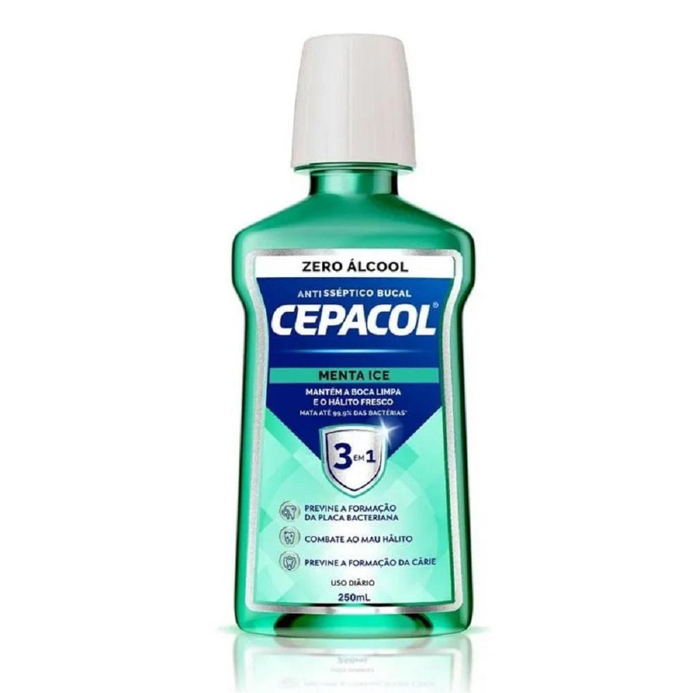Enxaguante Bucal Cepacol 3 Em 1 Menta Ice 250ml - 1