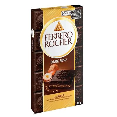 Chocolate Ferrero Rocher Tablete Dark 55% 90g