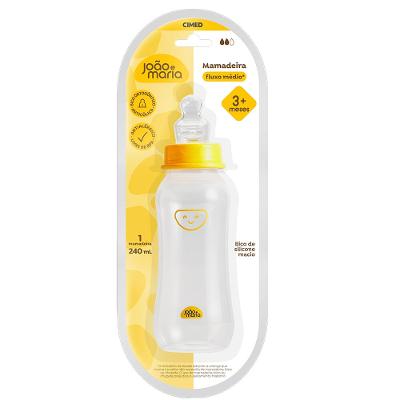 Mamadeira João e Maria Fluxo Médio Cimed 3+Meses 240ml
