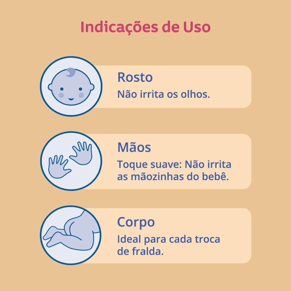 Lenço Umedecido Johnson s Baby Limpeza e Suavidade 176 Unidades - 5