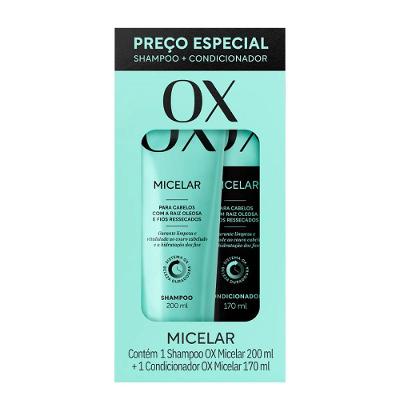 Kit Shampoo Micelar OX 200ml + Condicionador 170ml