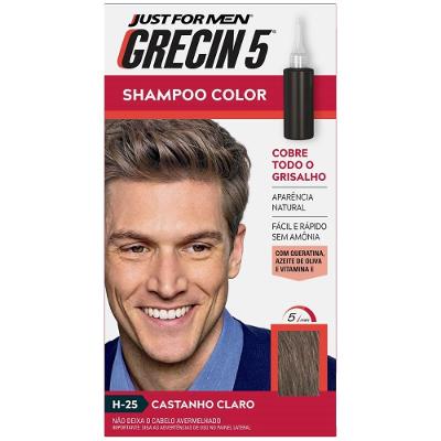 Shampoo Color Grecin 5 H-25 Castanho Claro