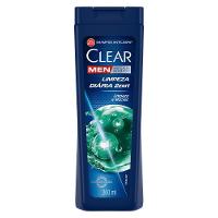 Shampoo Anticaspa Clear Men Limpeza Diária 2 em 1 200ml - 2