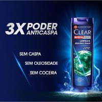 Shampoo Anticaspa Clear Men Limpeza Diária 2 em 1 200ml - 6
