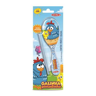 Escova Cabelo + Pente Infantil Condor