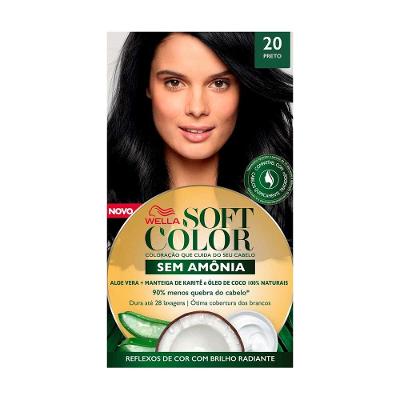 Tintura Creme Soft Color 20 Preto