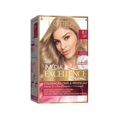 Tintura Imédia Exellence 8.1 Louro Sueco