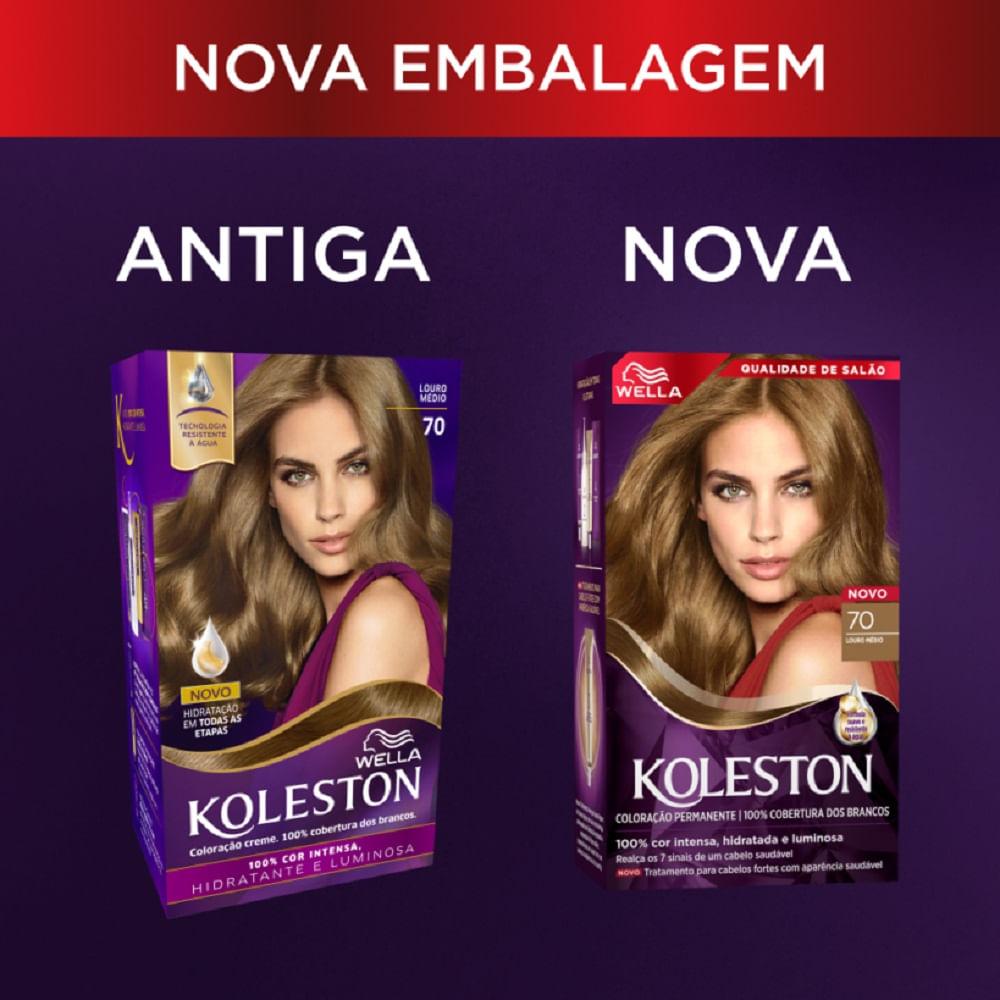 Tintura Koleston 70 Louro Médio - 3
