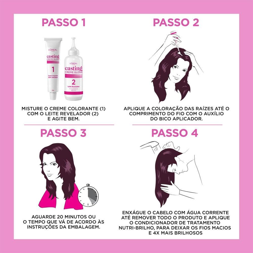 Tintura Casting Gloss 810 Louro Pérola. - 9