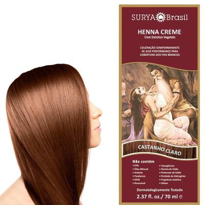 Tintura Capilar Surya Henna Creme Cast Claro