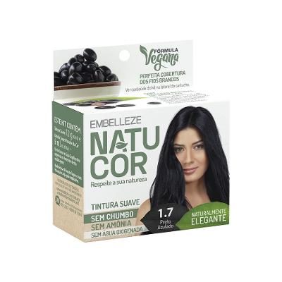 Tintura Natucor 1.7 Preto Azulado 12g