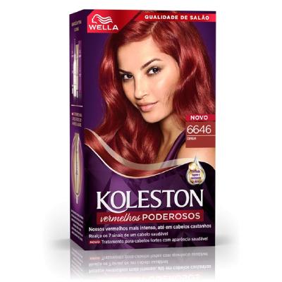 Tintura Koleston Vermelho 6646 Cereja.