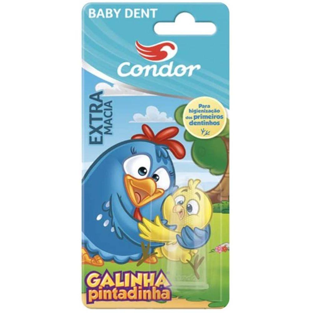 Escova Dental Massageadora Condor Baby Dent Galinha Pintadinha - 1