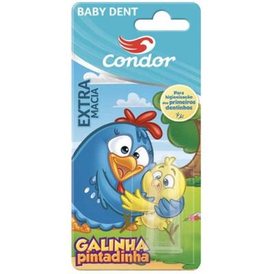 Escova Dental Massageadora Condor Baby Dent Galinha Pintadinha