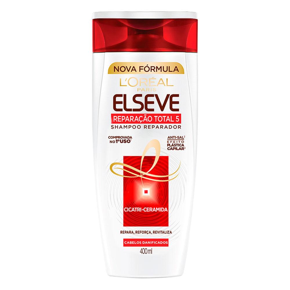 Shampoo Elseve Reparação Total 5 Reparador 400ml - 1