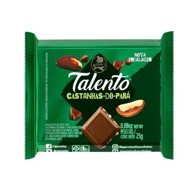 Chocolate Garoto Talento Com Castanhas-do-pará 25g