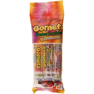 Bala Dori Gomets Frutas Sortidas 3 UnidadesX32g