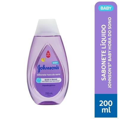 Sabonete Líquido Relaxante Johnsons Baby Hora do Sono 200ml