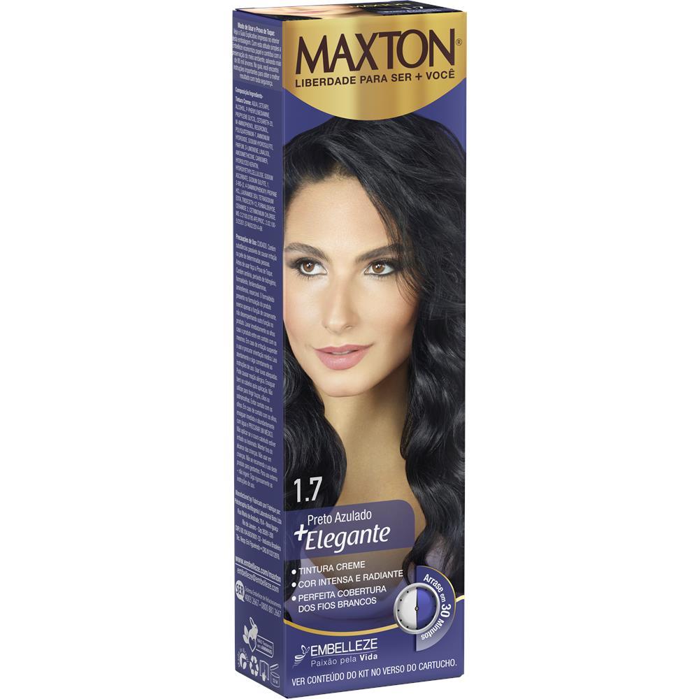Tintura Maxton Kit Prático 1.7 Preto Azulado. - 3