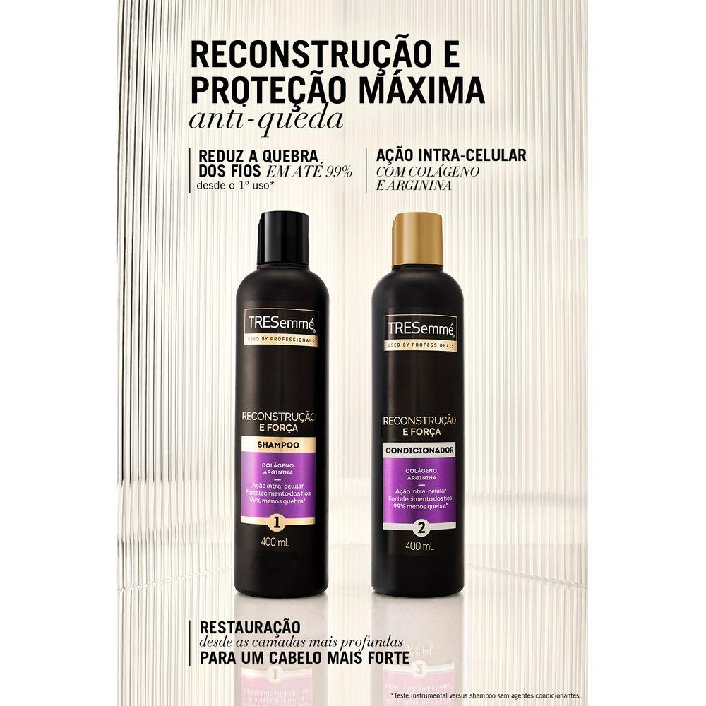 Shampoo TRESemmé Reconstrução e Força cabelos mais fortes e resistentes 400ml - 5