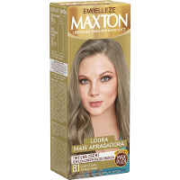 Tintura Maxton Kit Prático 8.1 Louro Claro Acinzentado - 1