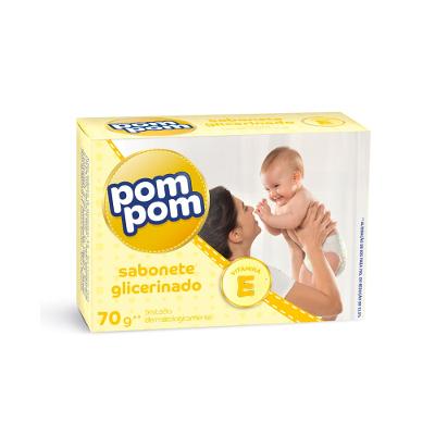 Sabonete Infantil Pom Pom Glicerinado com Vitamina E 70g