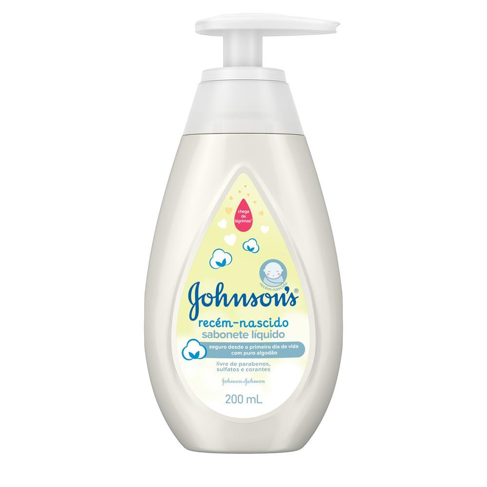 Sabonete Líquido Johnsons Baby Recém Nascido 200ml - 1