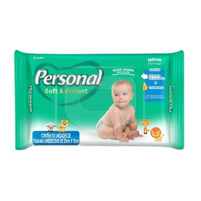 Lenço Umedecido Personal Baby 50 Unidades