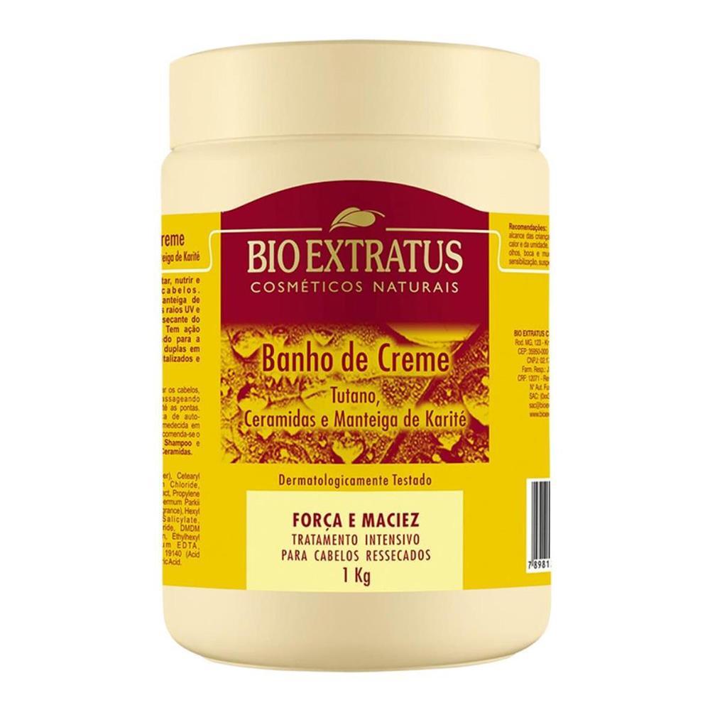 Creme Tratamento Capilar Bio Extratus Tutano Ceramidas Manteiga Karité 1Kg - 1