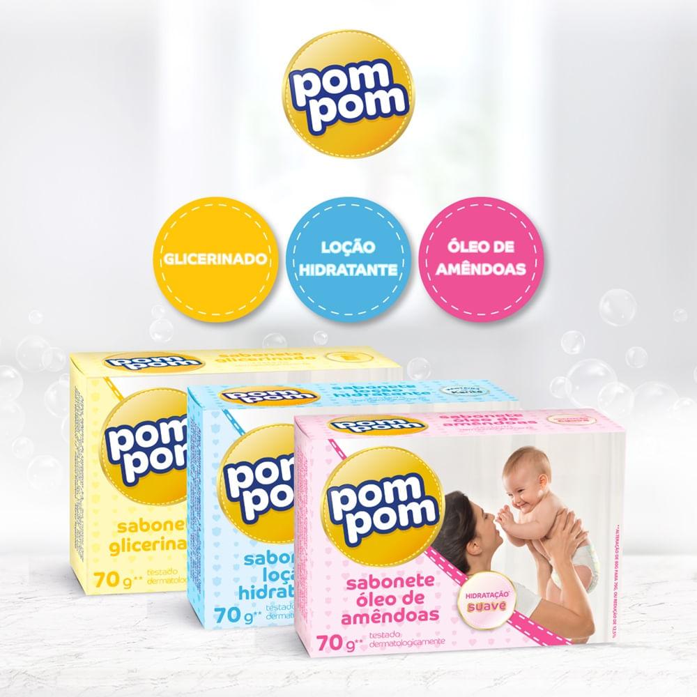 Sabonete Pom Pom Infantil Óleo Amêndoas 70g - 3