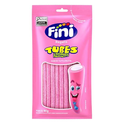 Bala Fini Tubes Tutti Frutti 80g