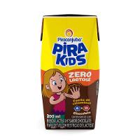 Achocolatado Pirakids Sabor Chocolate Zero Lactose com 200ml - 4