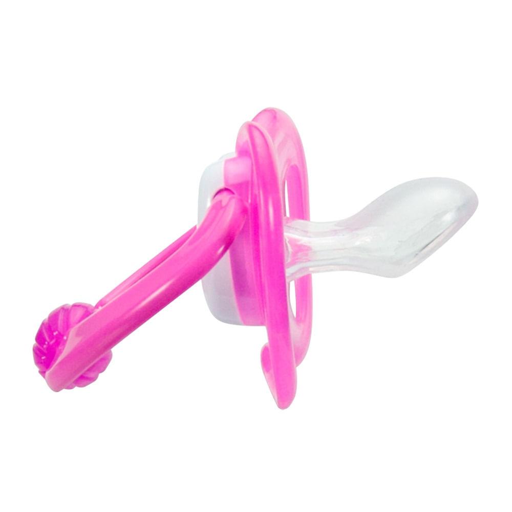Chupeta Lovely Bico Ortodôntico Kuka Nº2 Rosa - 2