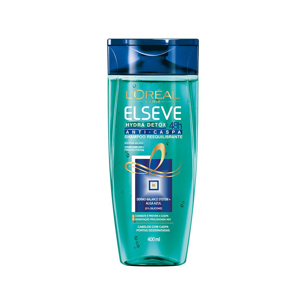 Shampoo Anticaspa Elseve Hydra Detox 400ml - 1