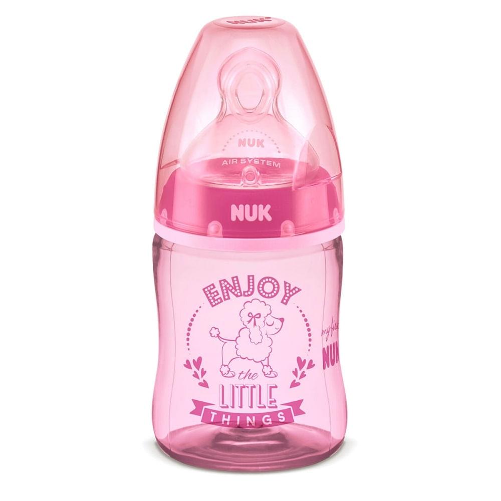 Mamadeira Nuk Myst S1 Girl Rosa 150ml - 1