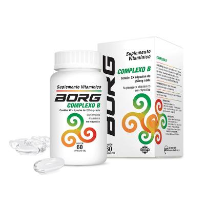 Borg Complexo B 250mg 60 Cápsulas