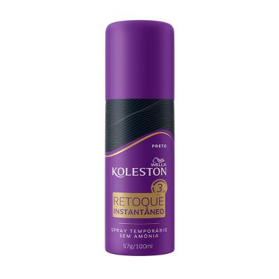 Retoque Raiz Capilar Koleston Instantâneo Preto 100ml
