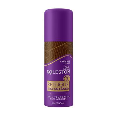 Retoque Raiz Capilar Koleston Instantâneo Castanho Claro 100ml
