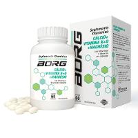 Borg Cálcio+Vita K+Vita D+Magnásio 60 Cápsulas - 1